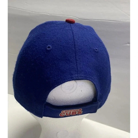 Chicago Cubs Wool Blend Blue Youth Hat Cap Adjustable MLB - Picture 3 of 7